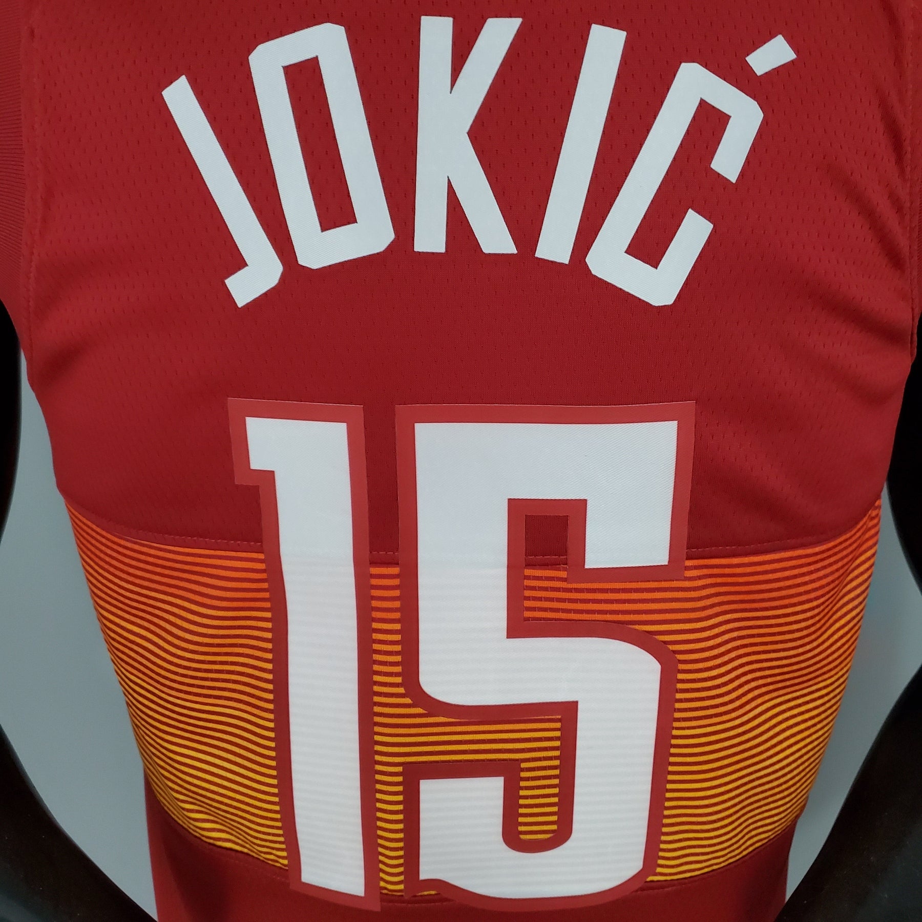 Regata NBA Denver Nuggets - Jokic #15 City Edition Red