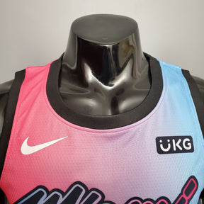 Regata NBA Miami Heat - Butler #22 City Edition Pink Blue