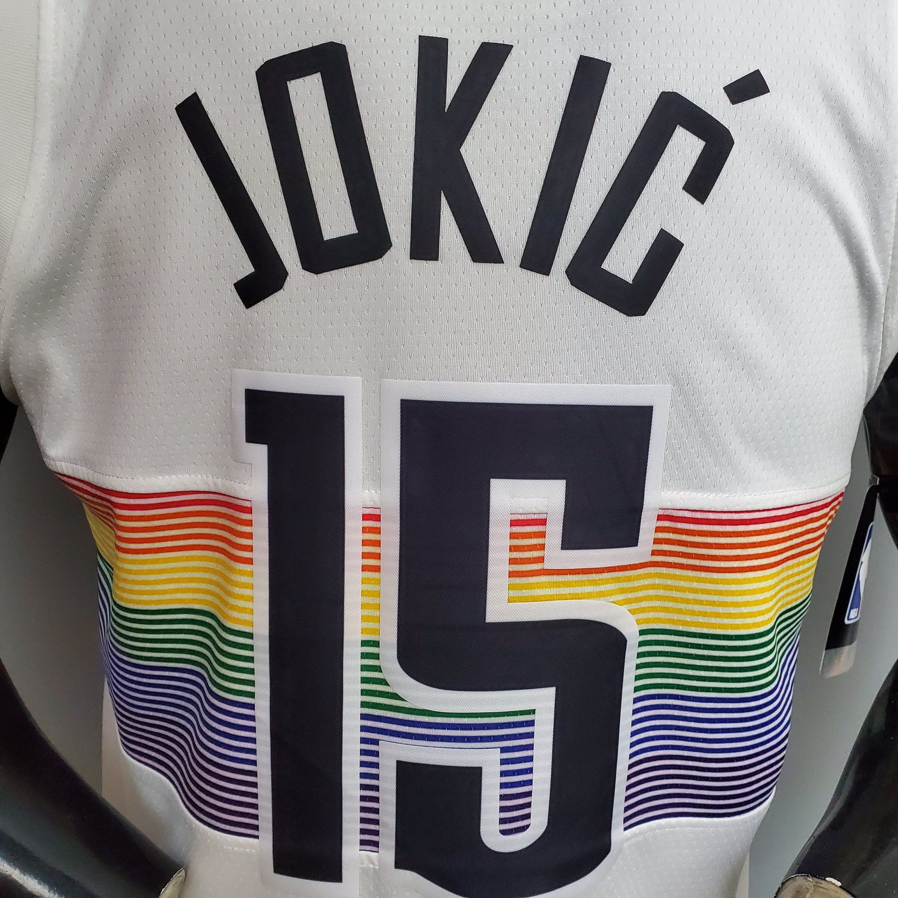 Regata NBA Denver Nuggets - Jokic #15 City Edition White