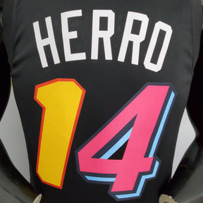 Regata NBA Miami Heat - Hero #14 City Edition Black