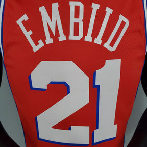 Regata NBA Philadelphia 76ers - Joel Embiid #21 Red