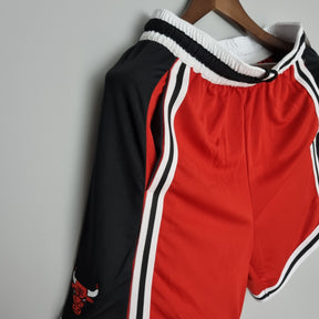 Shorts Chicago Bulls Black Red NBA