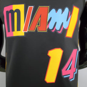 Regata NBA Miami Heat - Hero #14 City Edition Black