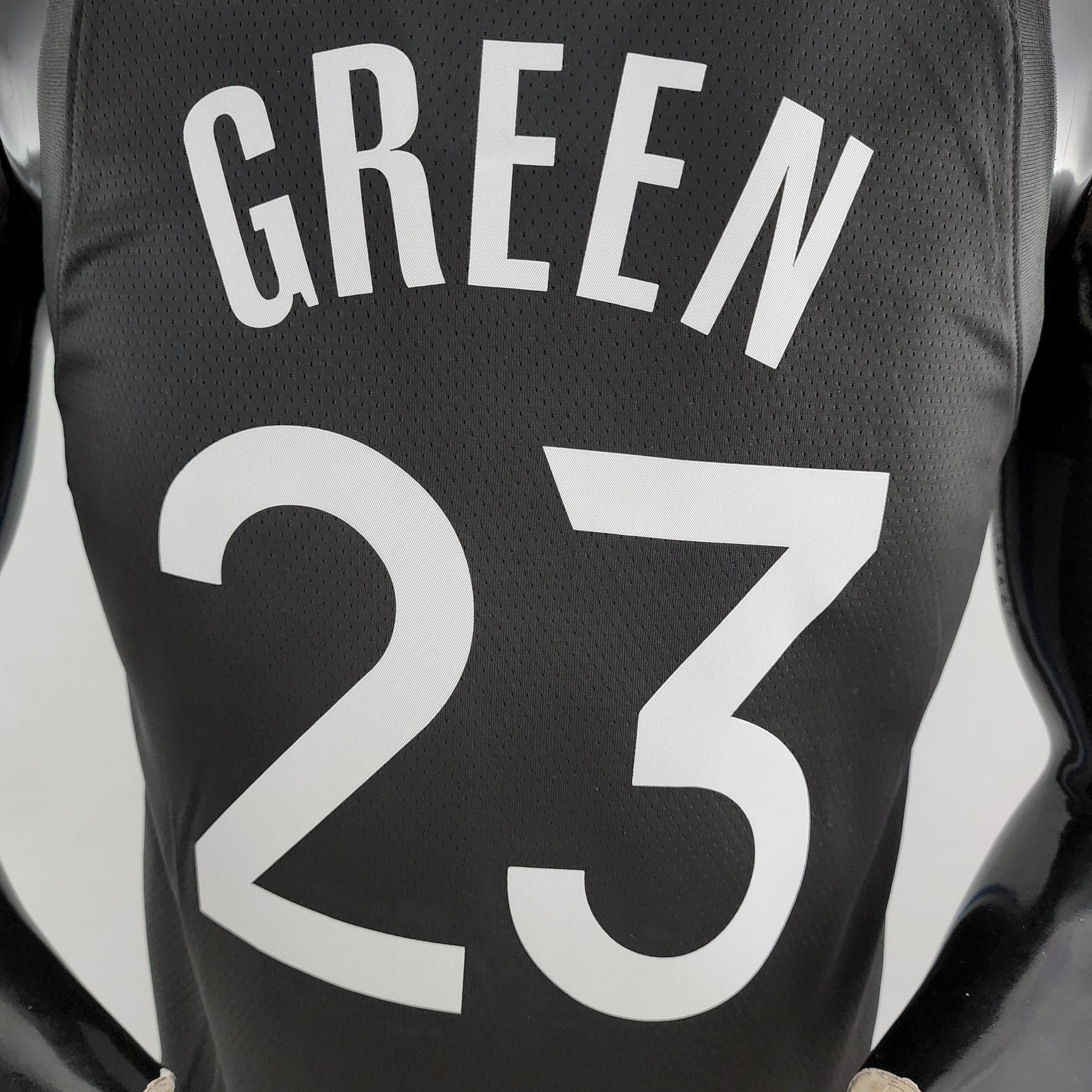 Regata NBA Golden State Warriors - Green #23 City Edition Black and Grey