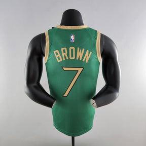 Regata NBA Boston Celtics - Jaylen Brown #7 City Edition Green