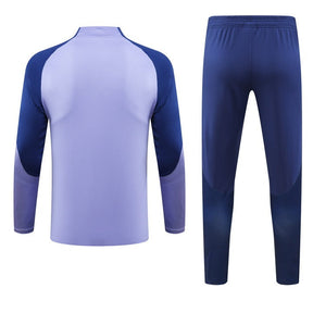 Conjunto Treino Tottenham Ziper Cinza 2023/24