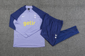 Conjunto Treino Tottenham Ziper Cinza 2023/24