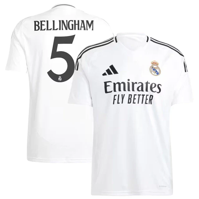 LANÇAMENTO Camisa Real Madrid "Bellingham 5" 2024/25 Home