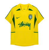 Camisa Brasil Stussy Retrô 2002 Amarela - Nike