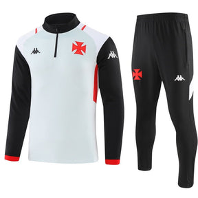 Conjunto Treino Vasco Ziper Curto Cinza 2023/24