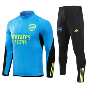 Conjunto Treino Arsenal Ziper Azul 2023/24