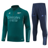 Conjunto Treino Arsenal Ziper Verde 2023/24