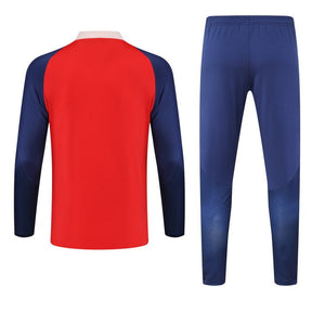 Conjunto Treino Atlético de Madrid Ziper Curto Azul 2023/24