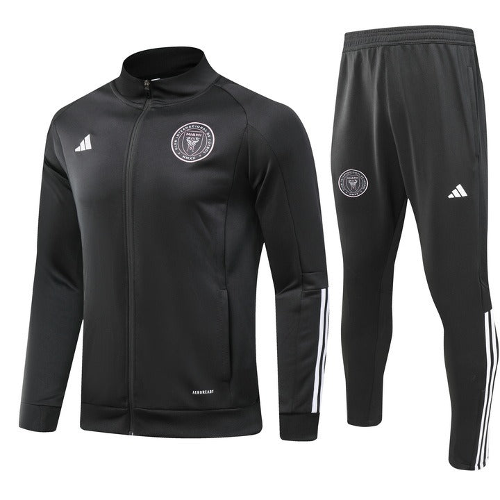 Conjunto Treino Inter Miami Ziper Longo Preto 2023/24