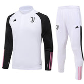 Conjunto Treino Juventus Ziper Curto Branco 2023/24