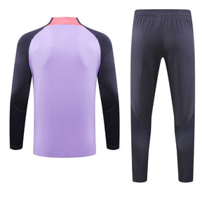 Conjunto Treino Liverpool Ziper Roxo 2023/24